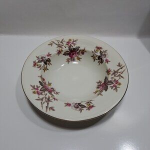 Norleans Rosanne Floral Rim Soup Bowl Vintage